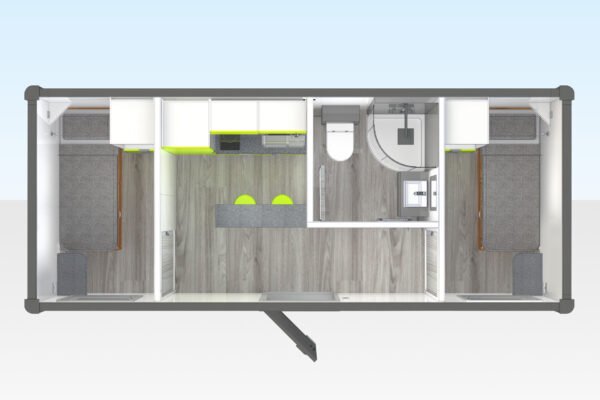 Slaapcabine met 2 aparte bedden - Image 2