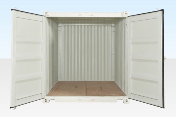 10ft x 8ft zeecontainer (één reis) Wit (RAL 9003) - Image 4