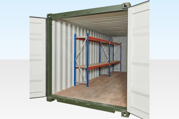 Containerstellingen – Verstelbare, robuuste twee lagen (2 bays)