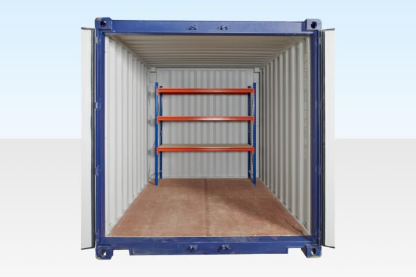 Verstelbare heavy-duty drielaagse stellingen voor de achterkant van de container
