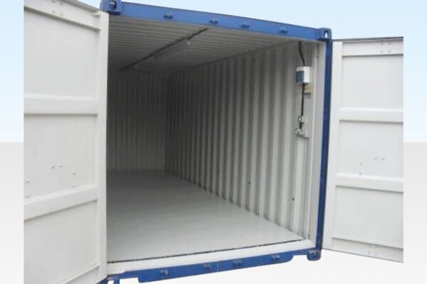 20ft x 8ft vlakke vloer ingedamde winkel