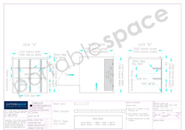 Bundel voor platte containers van 2 m – Achterplank (twee lagen) - Image 5