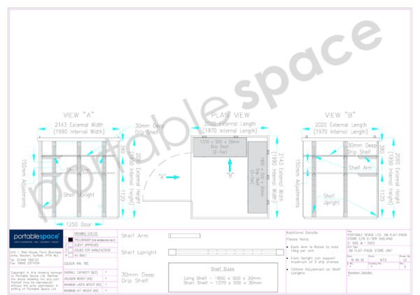 Bundel voor platte containers van 2 m – Eén kant & Achter (twee niveaus) - Image 7
