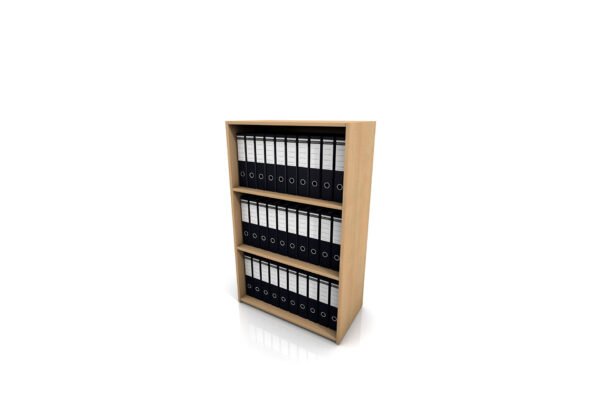 Houten boekenkast (1200 mm) voor bouwkantoor - Image 2